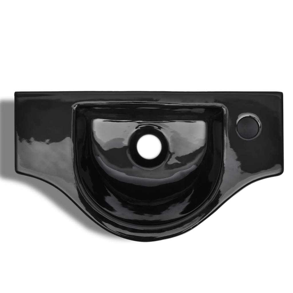 Lavabo De Cerámica Con Orificio De Grifo/Desagüe