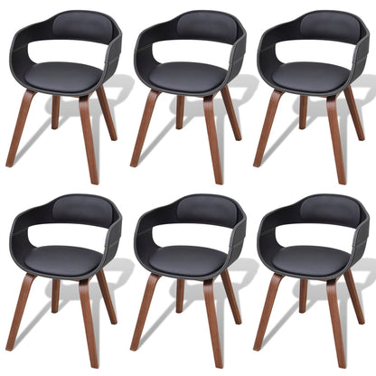 Silla De Comedor De Madera Curvada Y Tela Gris