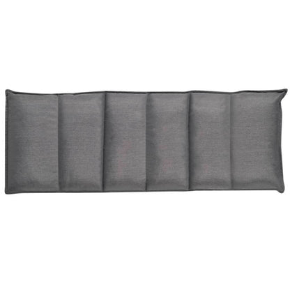 Tumbona De Suelo Plegable De Tela Gris
