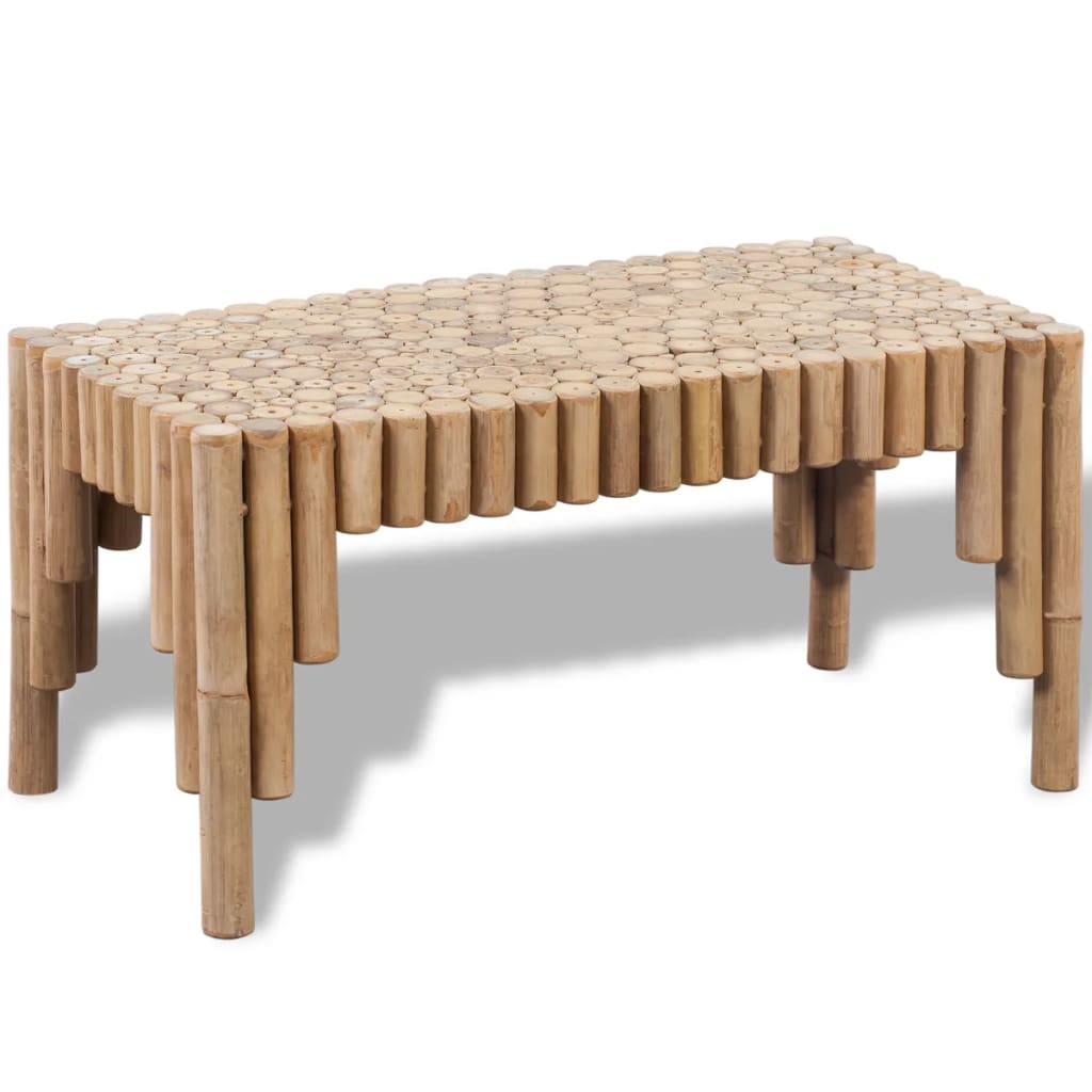 Mesa De Centro De Bambú