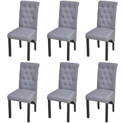 Sillas De Comedor 4 Unidades Tela Negras