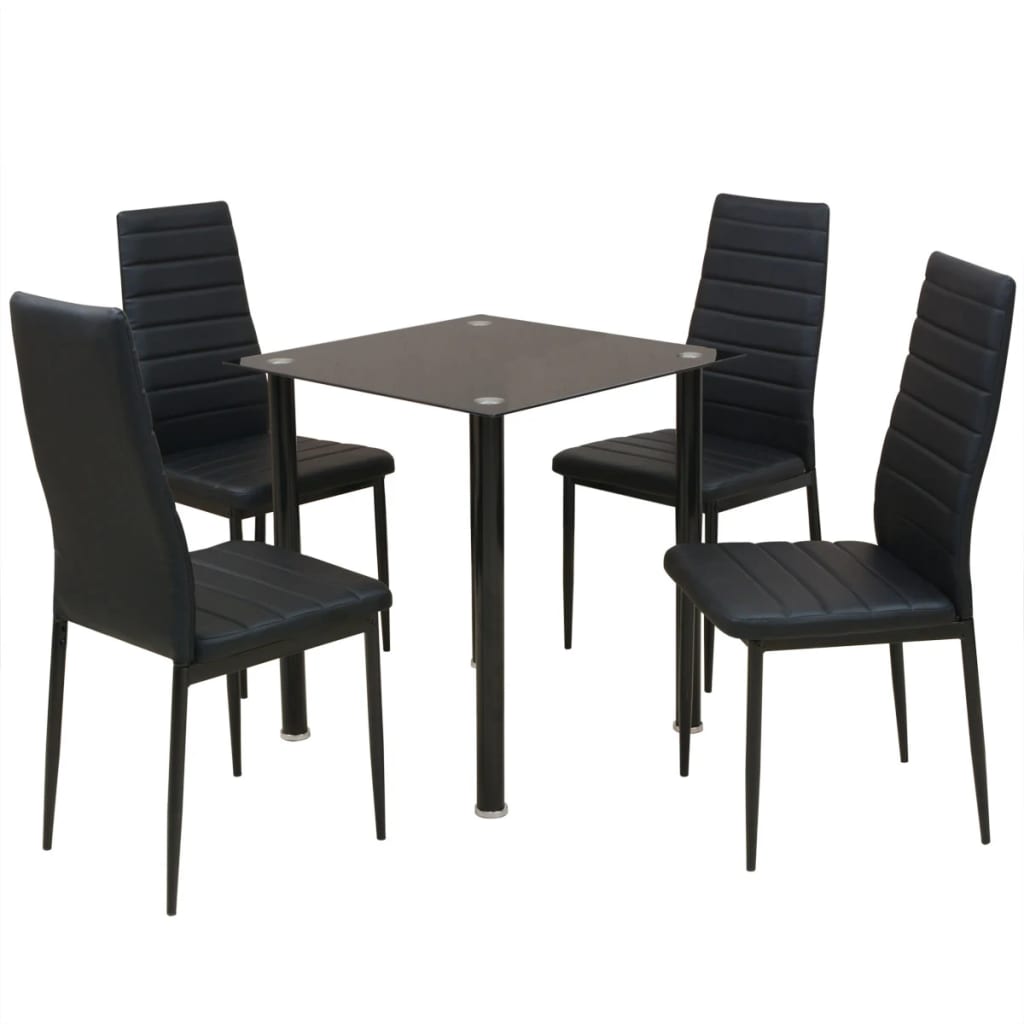 Conjunto De Mesas Y Sillas De Comedor De Cinco Piezas