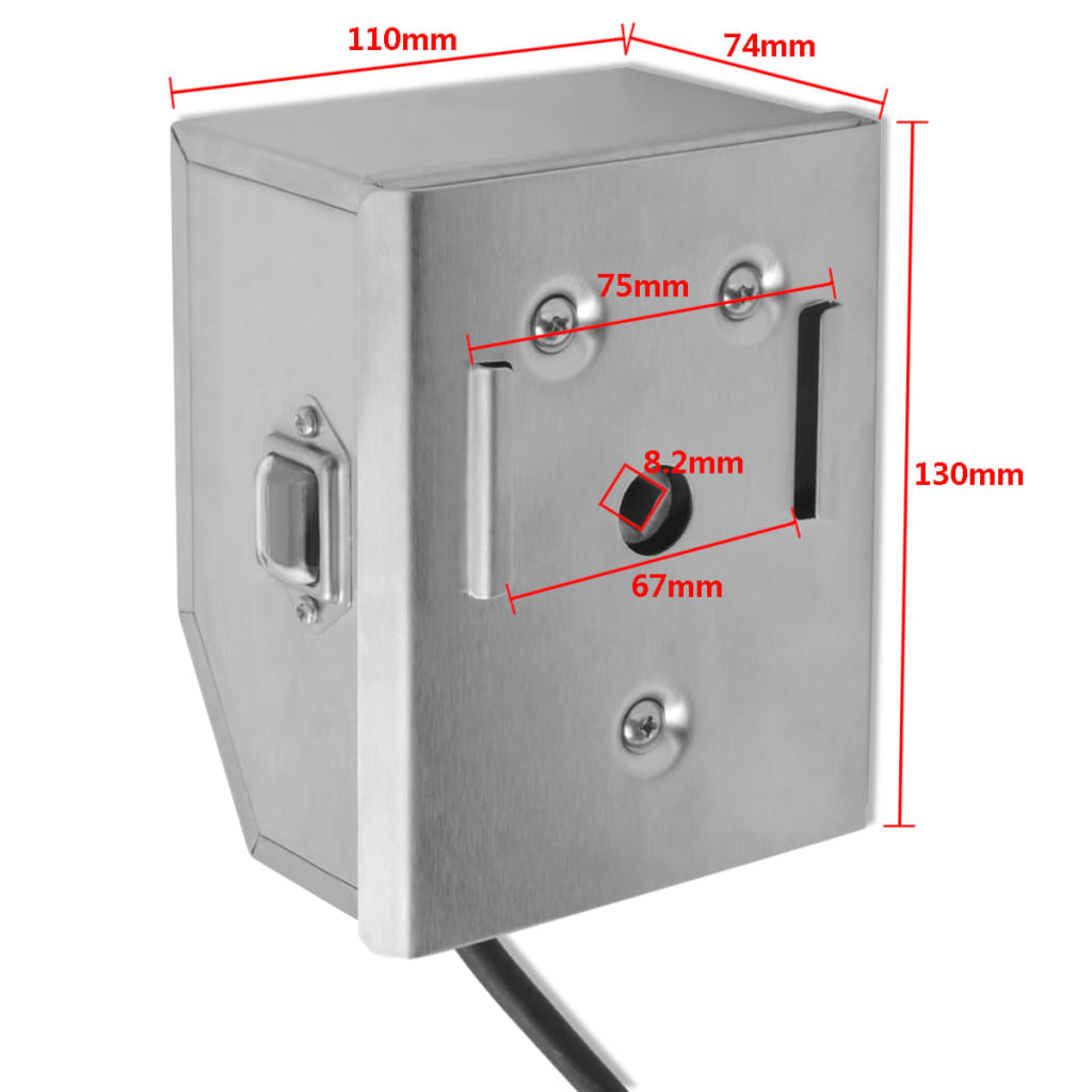 Motor Profesional Para Espetón De Asado/Barbacoa Acero Inox. 4 W