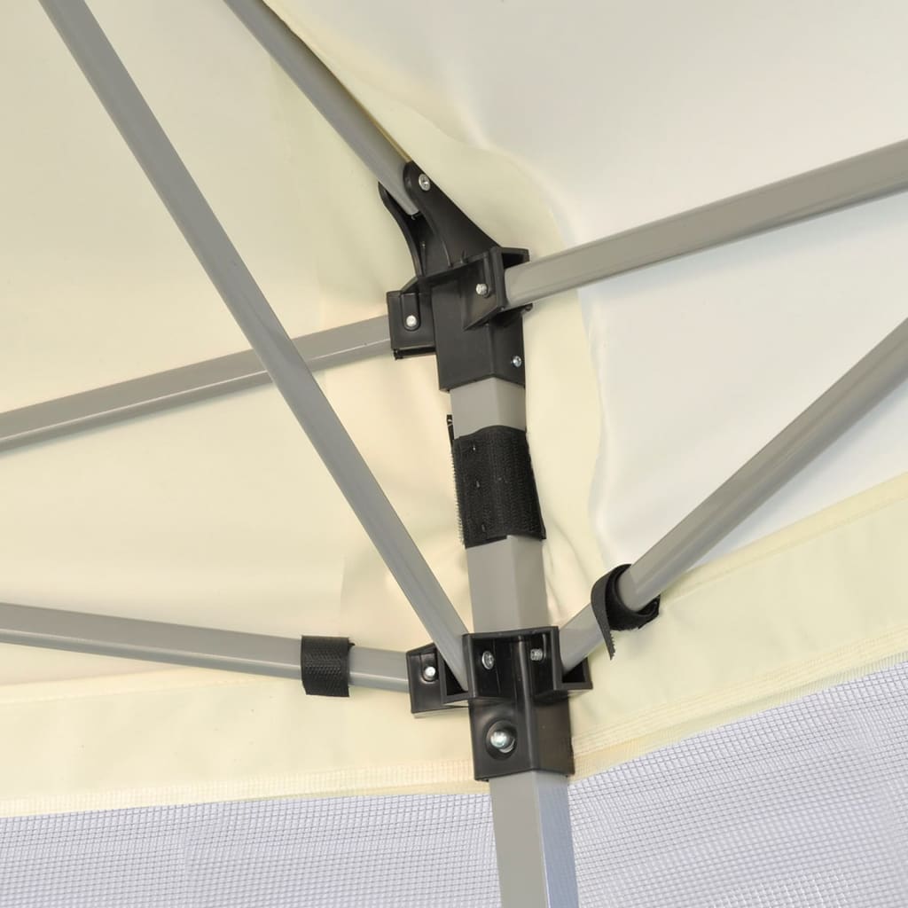 Carpa Desplegable Hexagonal 6 Paredes Blanco 3,6X3,1M