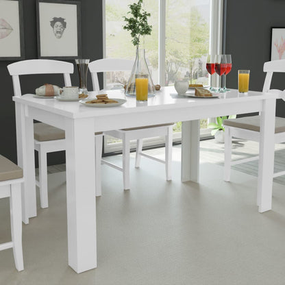 Mesa De Comedor Color Roble 140X80X75 Cm