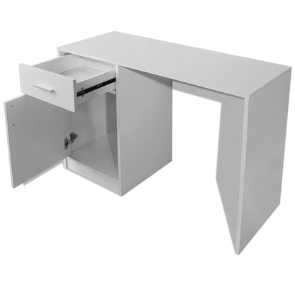 Escritorio Con Cajón Y Armario 100X40X73 Cm