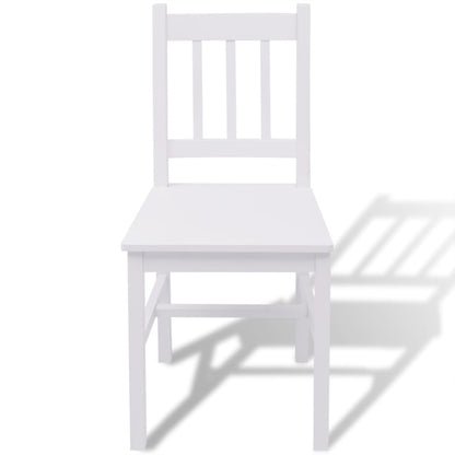 Conjunto De Comedor 3 Piezas Madera De Pino