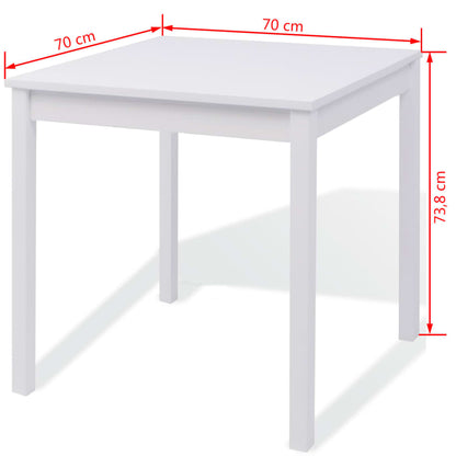Conjunto De Comedor 3 Piezas Madera De Pino