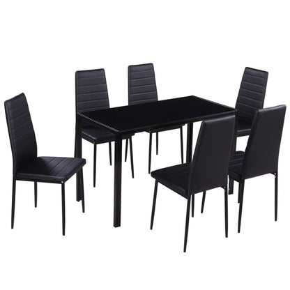 Conjunto De Mesa De Comedor Siete Piezas