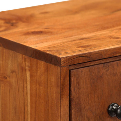 Cómoda De Cajones Madera Maciza De Acacia