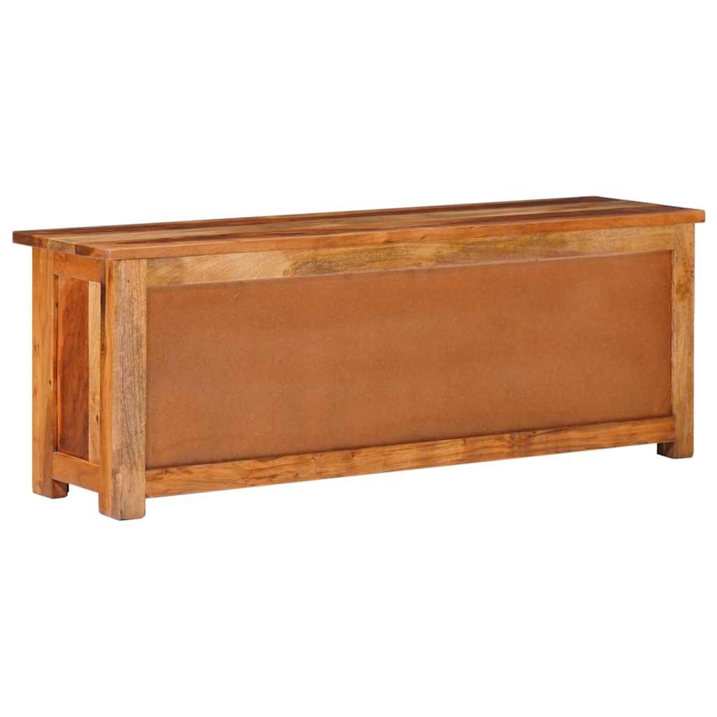 Mueble De Tv Madera Maciza 110X30X40 Cm