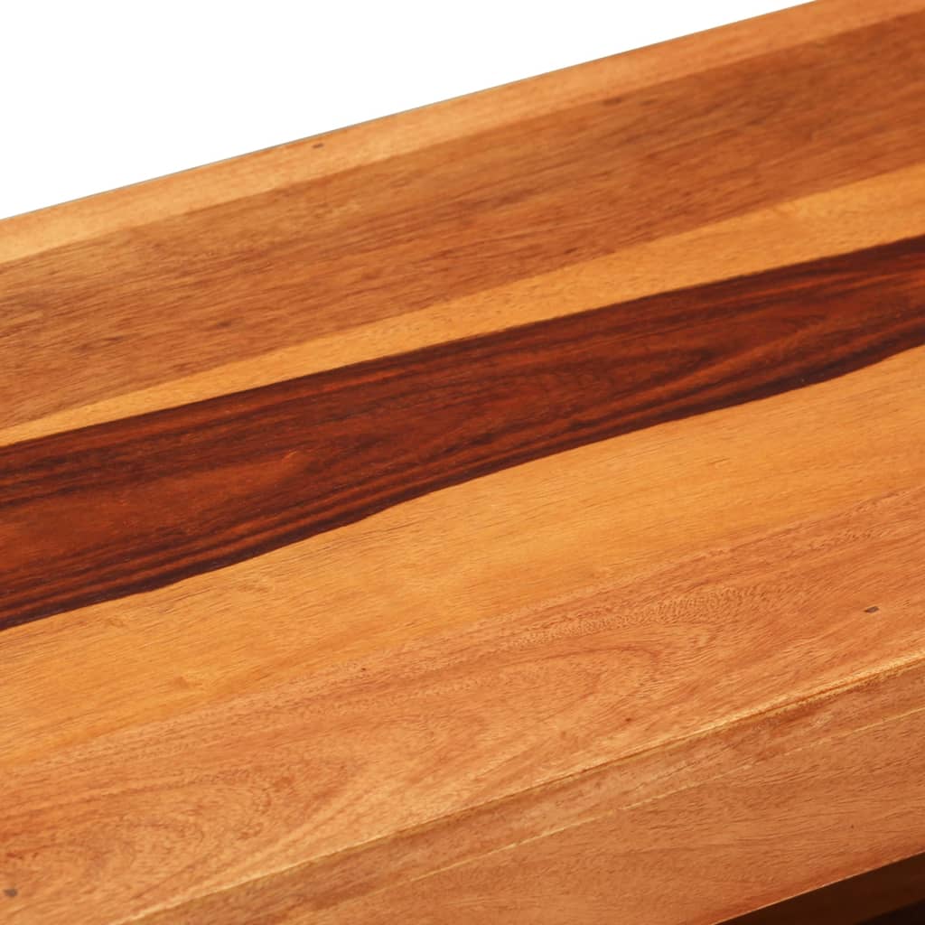 Mueble De Tv Madera Maciza 110X30X40 Cm