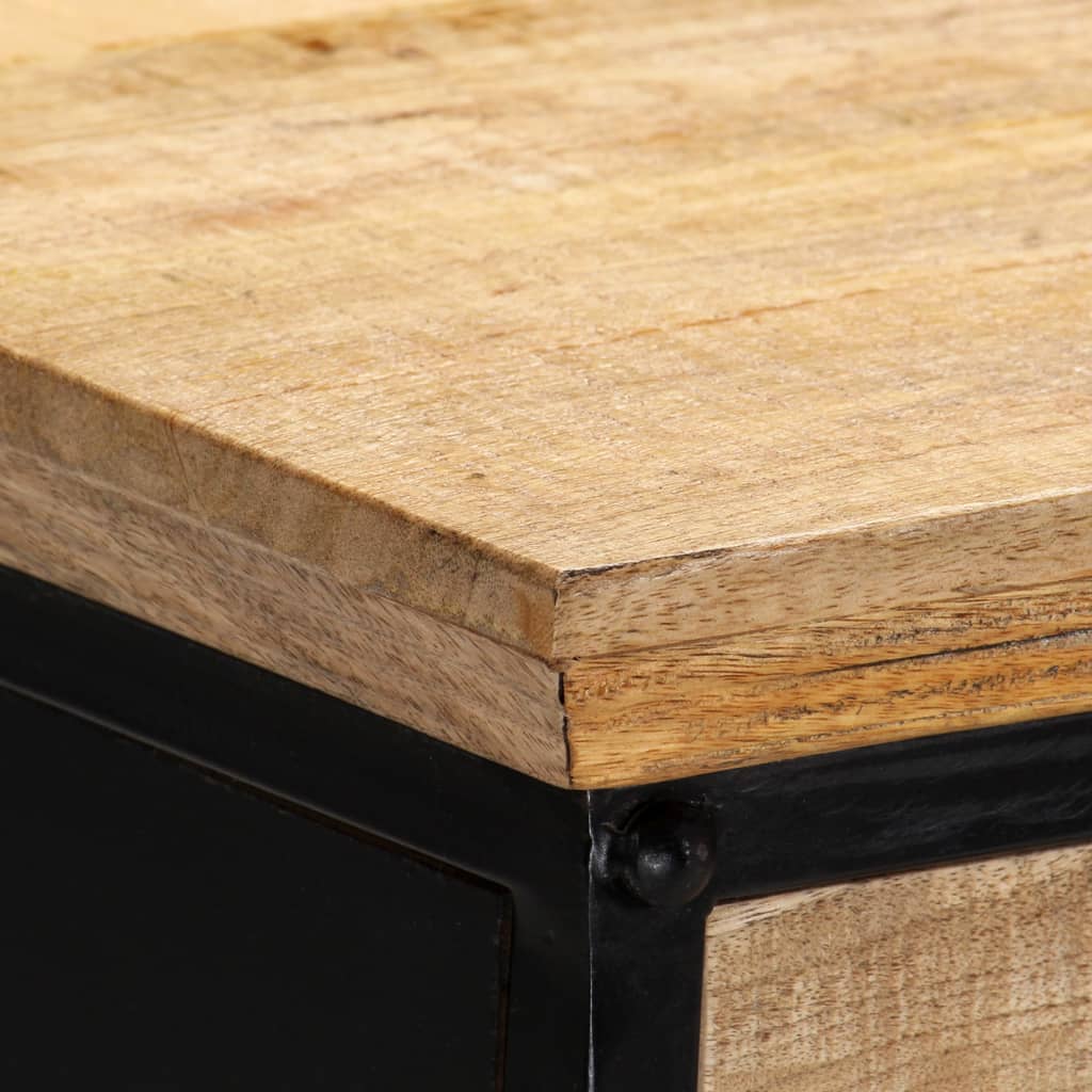 Mesa Escritorio Madera Maciza De Mango 110X50X76 Cm