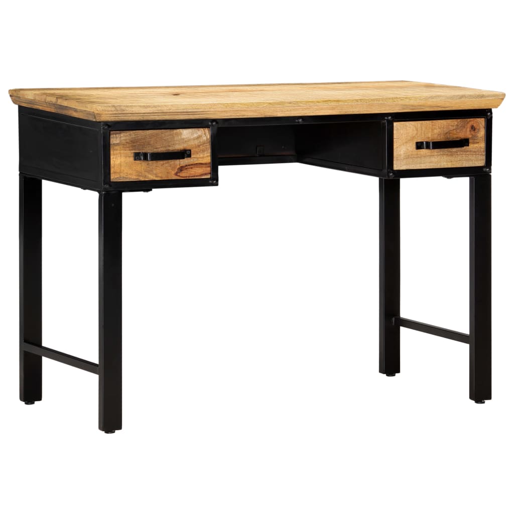 Mesa Escritorio Madera Maciza De Mango 110X50X76 Cm