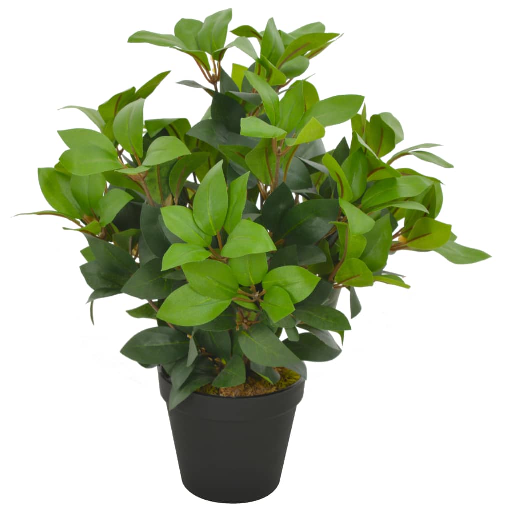Planta Artificial Árbol De Laurel Con Macetero 120 Cm Verde