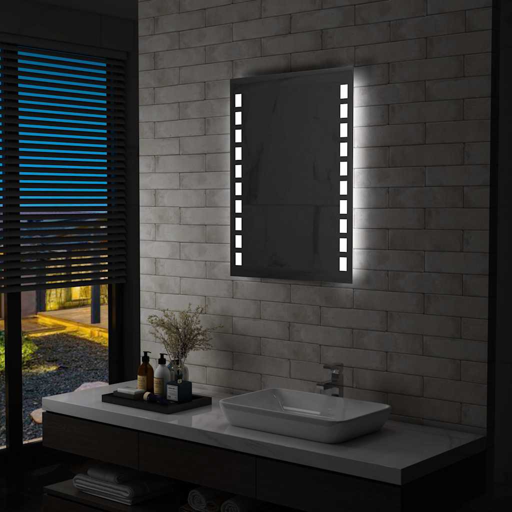 Espejo De Pared De Baño Con Led
