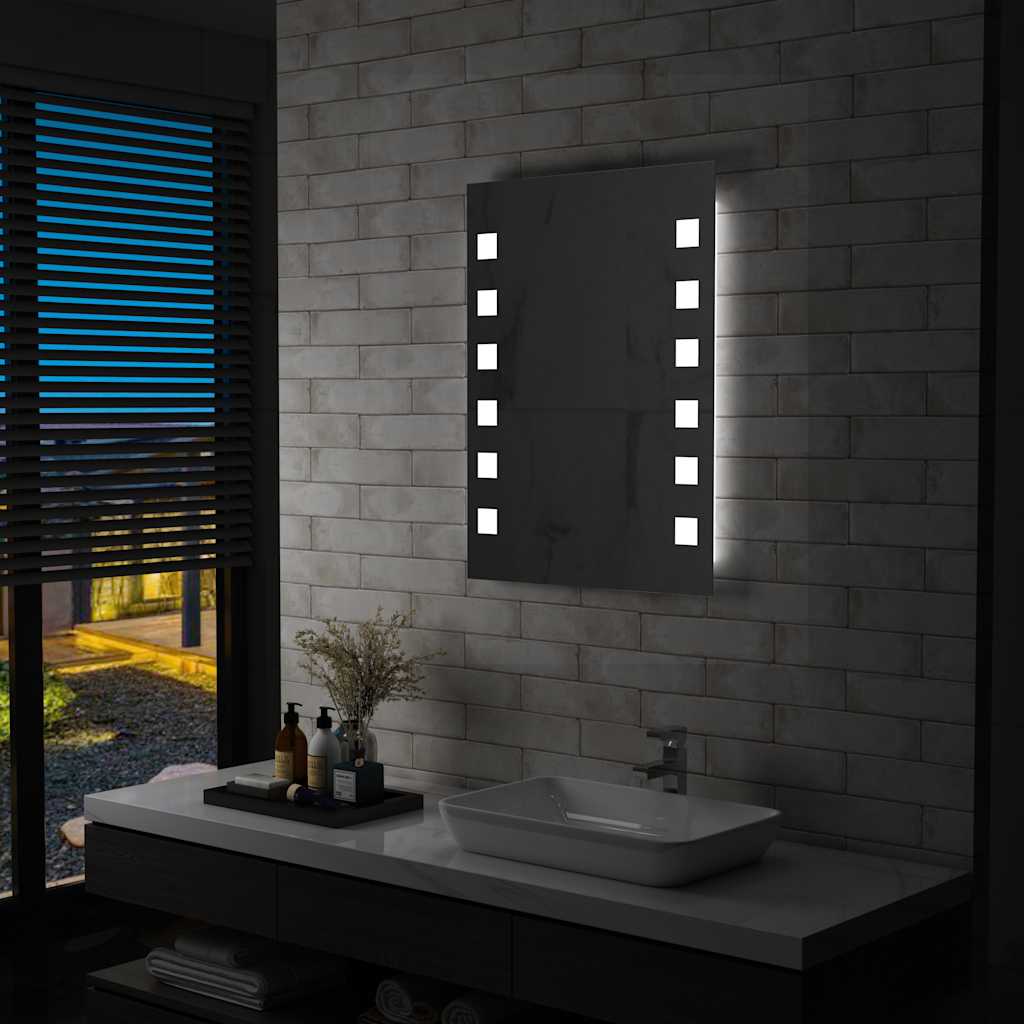 Espejo De Pared De Baño Con Led