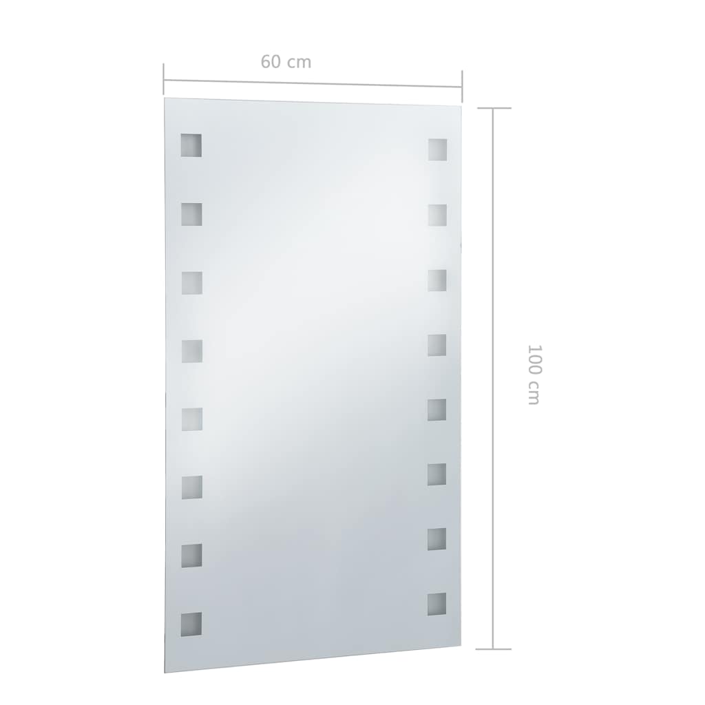 Espejo De Pared De Baño Con Led