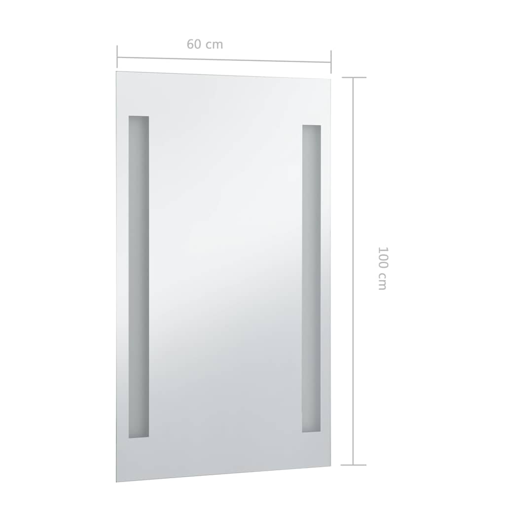 Espejo De Pared De Baño Con Led