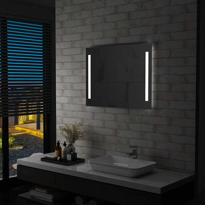 Espejo De Pared De Baño Con Led