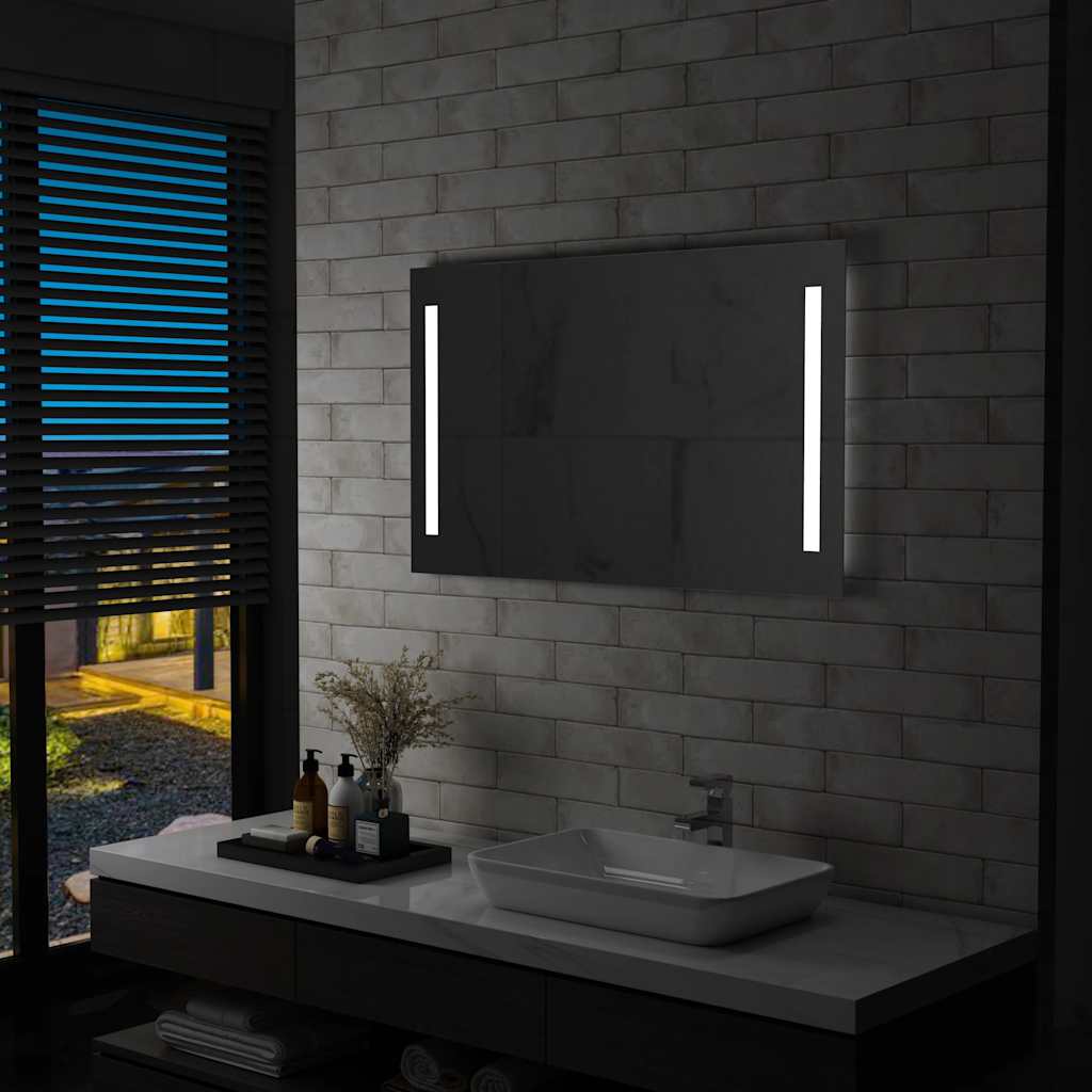 Espejo De Pared De Baño Con Led