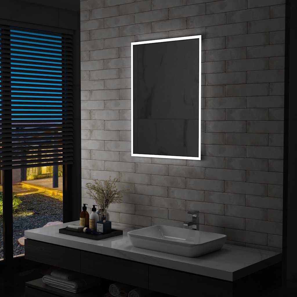 Espejo De Pared De Baño Con Led