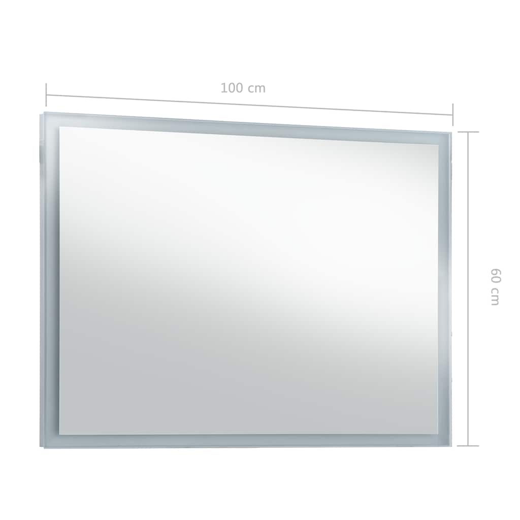 Espejo De Pared De Baño Con Led