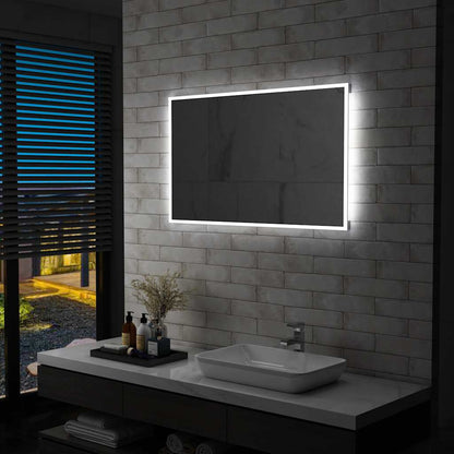 Espejo De Pared De Baño Con Led