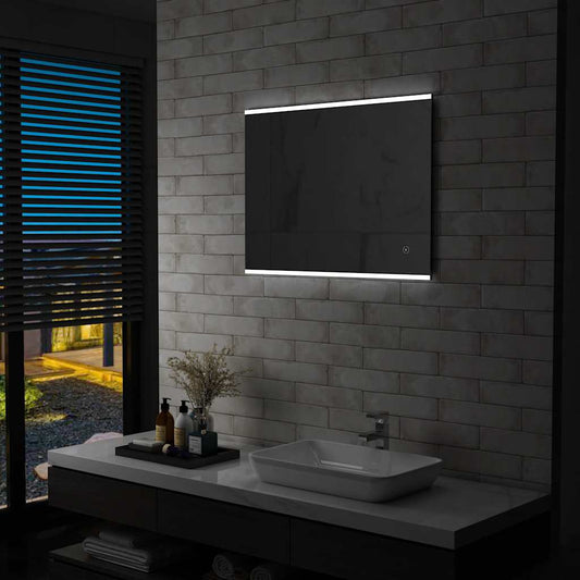 Espejo De Pared De Baño Con Led Y Sensor Táctil