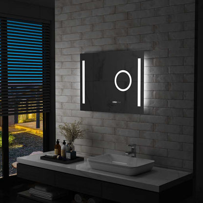 Espejo De Pared De Baño Con Led Y Sensor Táctil