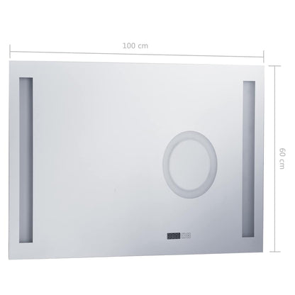 Espejo De Pared De Baño Con Led Y Sensor Táctil