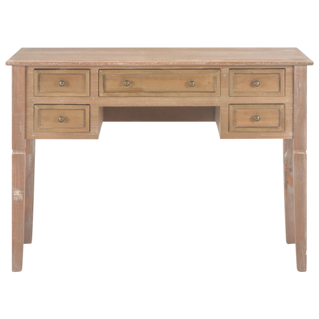 Escritorio De Madera 109,5X45X77,5 Cm