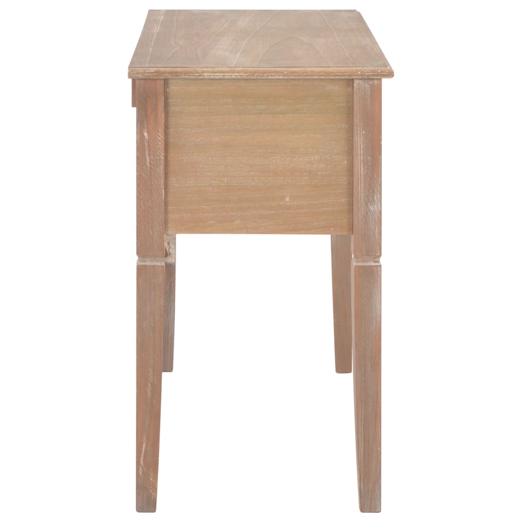 Escritorio De Madera 109,5X45X77,5 Cm