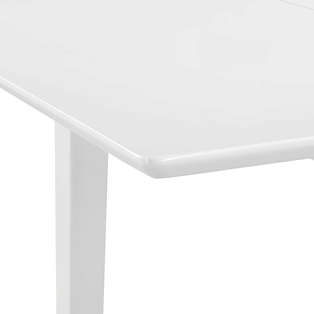 Mesa De Comedor Extensible Mdf Blanca (80-120)X80X74 Cm