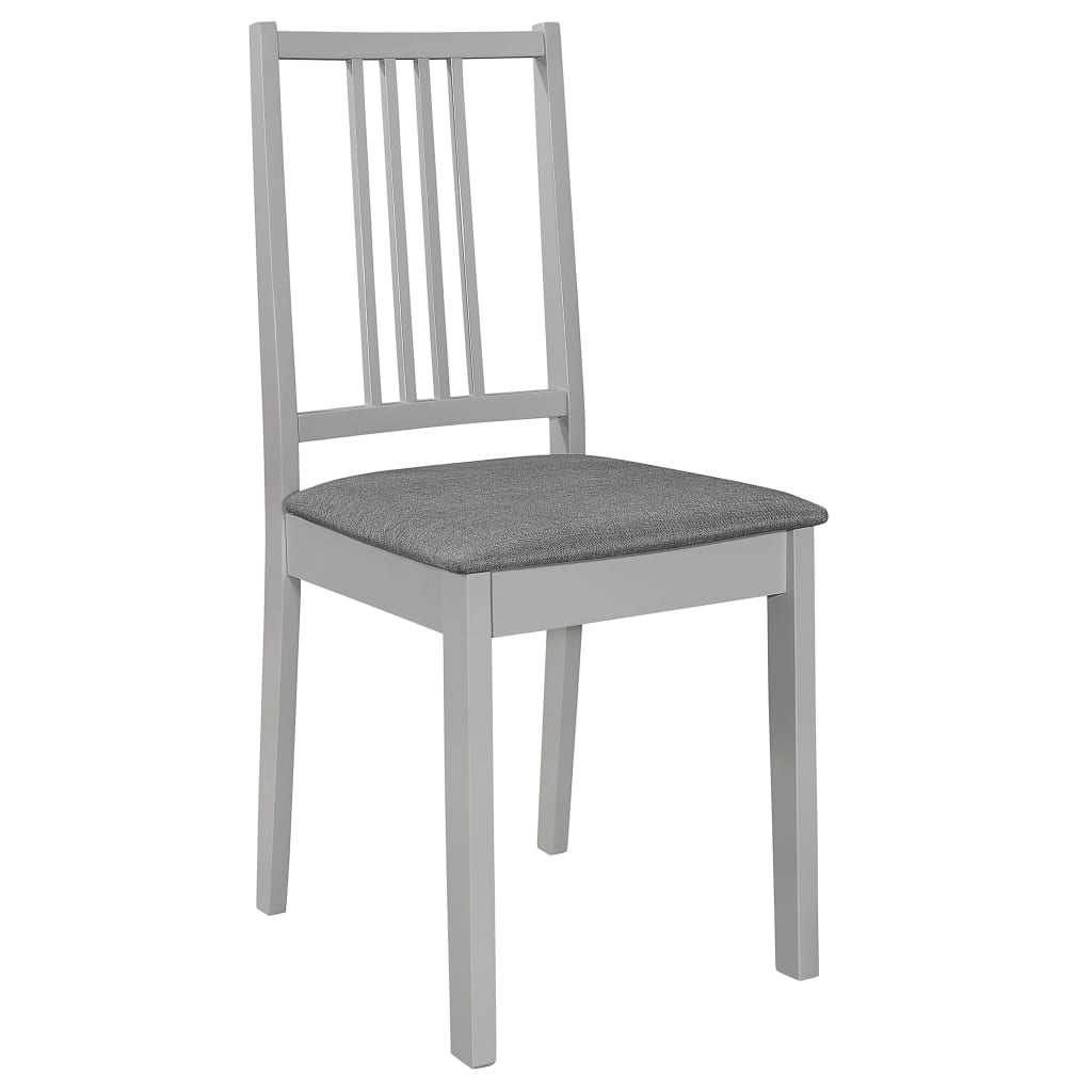 Sillas De Comedor Con Cojines De Madera Maciza 2 Unidades