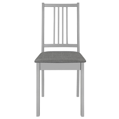 Sillas De Comedor Con Cojines De Madera Maciza 2 Unidades