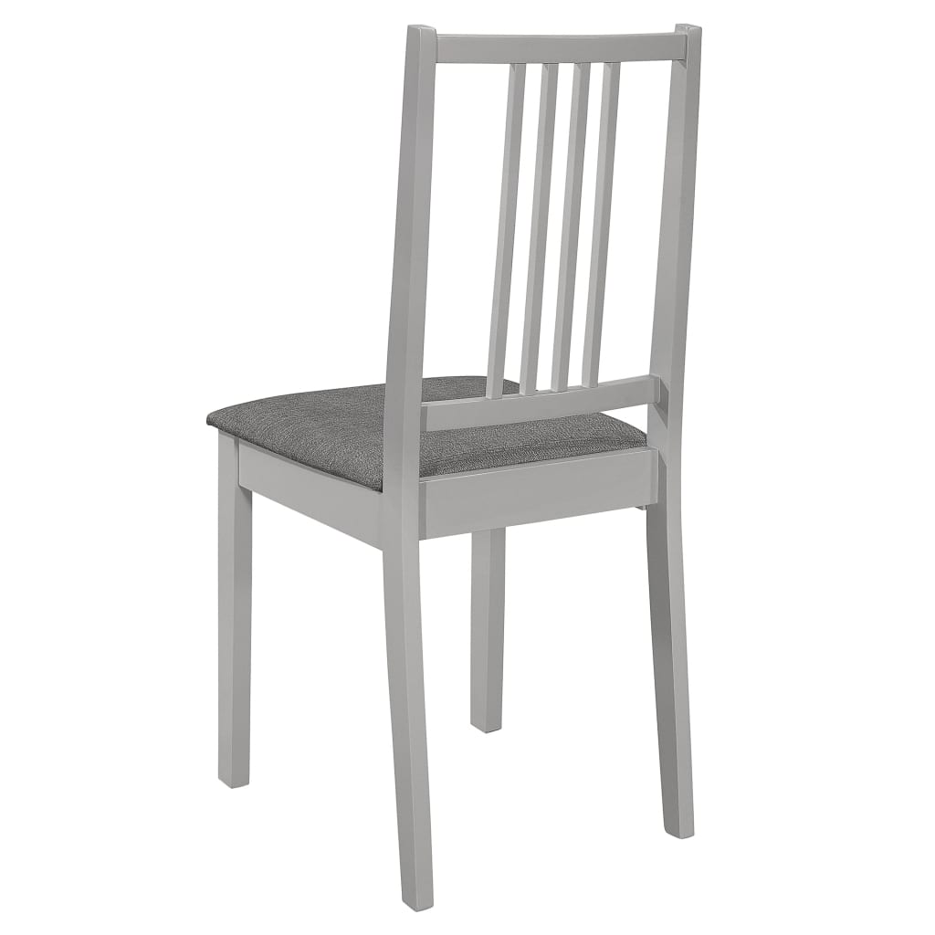 Sillas De Comedor Con Cojines De Madera Maciza 2 Unidades