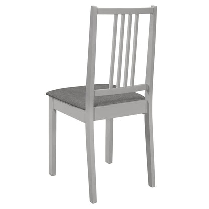 Sillas De Comedor Con Cojines De Madera Maciza 2 Unidades
