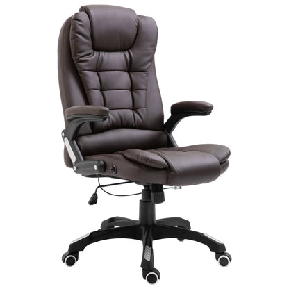 Silla De Oficina De Cuero Sintético Gris
