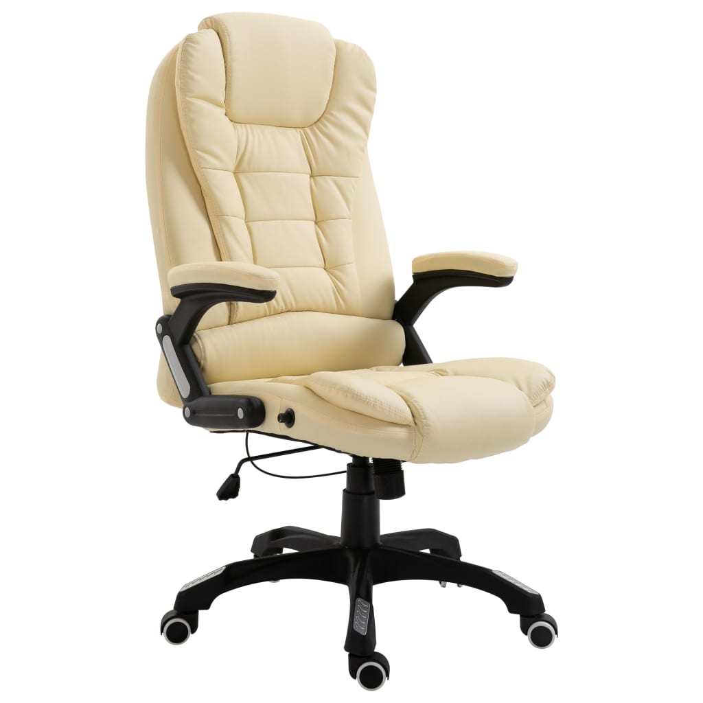 Silla De Oficina De Cuero Sintético Gris