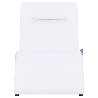 Diván De Masaje Con Almohada De Cuero Sintético