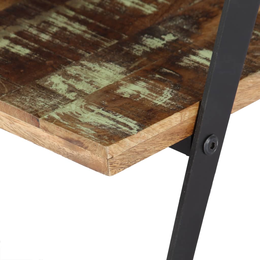 Mesa De Centro Madera Maciza Reciclada 115X60X40 Cm