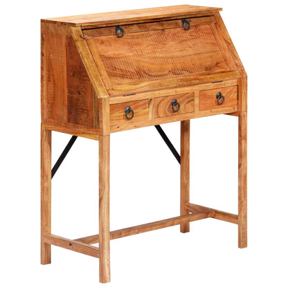 Escritorio De Madera Maciza De Acacia