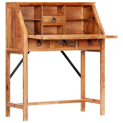 Escritorio De Madera Maciza De Acacia