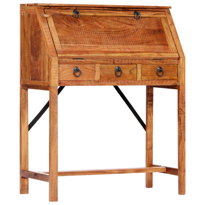 Escritorio De Madera Maciza De Acacia