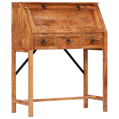 Escritorio De Madera Maciza De Acacia
