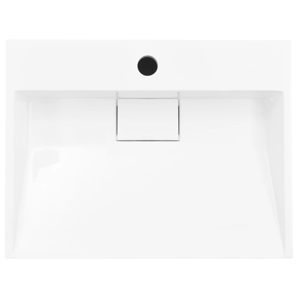 Lavabo Resina Mineral/Mármol Blanco