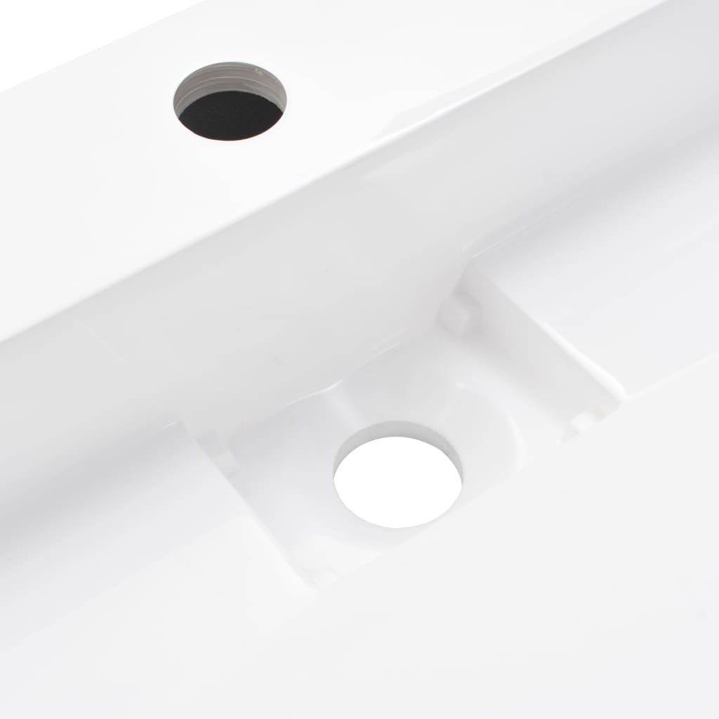 Lavabo Resina Mineral/Mármol Blanco