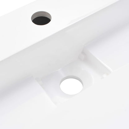 Lavabo Resina Mineral/Mármol Blanco