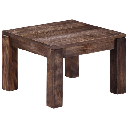 Mesa De Centro Madera Maciza De Mango 50X50X35 Cm